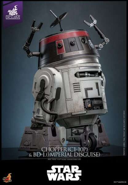Star Wars Actionfigur Set 1/6 Chopper (C1-10P™) & BD-1™ (Imperial Disguise) 18 cm & 8 cm – Bild 11