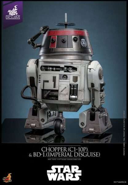 Star Wars Actionfigur Set 1/6 Chopper (C1-10P™) & BD-1™ (Imperial Disguise) 18 cm & 8 cm – Bild 13