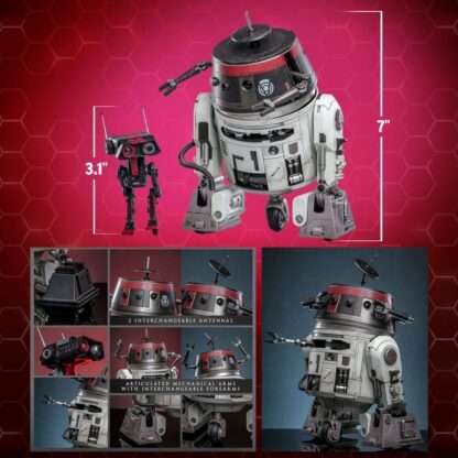 Star Wars Actionfigur Set 1/6 Chopper (C1-10P™) & BD-1™ (Imperial Disguise) 18 cm & 8 cm – Bild 16