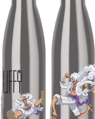 One Piece Thermosflasche Luffy Gear 5 Silver