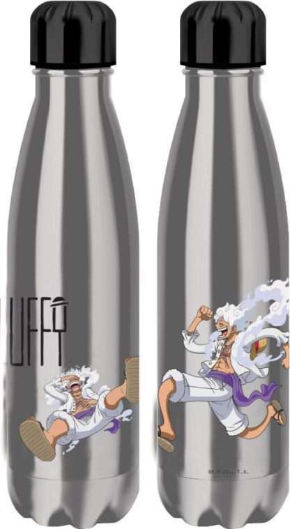 One Piece Thermosflasche Luffy Gear 5 Silver
