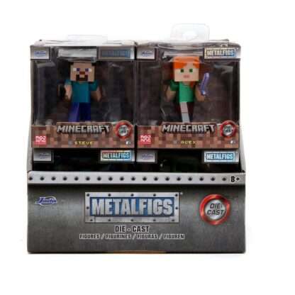 Minecraft Nano Metalfigs Diecast Minifiguren 6 cm Sortiment (12) – Bild 2