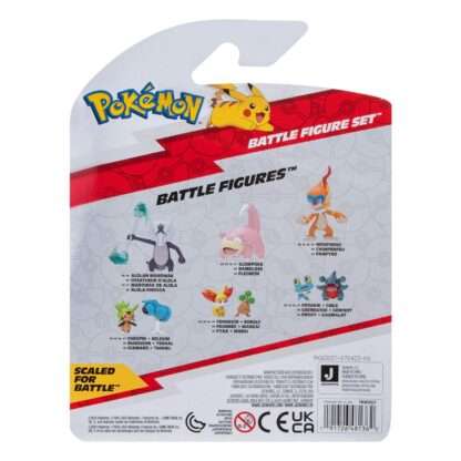 Pokémon Battle Figure Set Figuren 3er-Pack Piepi, Tanhel, Lauchzelot 5 cm – Bild 4