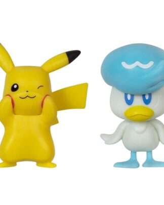 Pokémon Gen IX Battle Figure Pack Minifiguren 2er-Pack Pikachu & Kwaks 5 cm