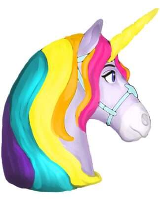 Unicorn Academy 3D LED Leuchte Wildstar 18 cm