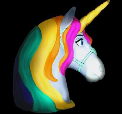 Unicorn Academy 3D LED Leuchte Wildstar 18 cm – Bild 2