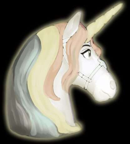 Unicorn Academy 3D LED Leuchte Wildstar 18 cm – Bild 3
