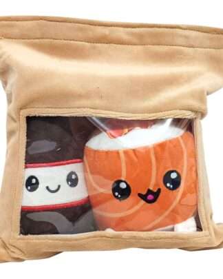 Yummis Together Plüschfiguren 2er-pack Uramaki & Soya in Take Away Bag 21 cm