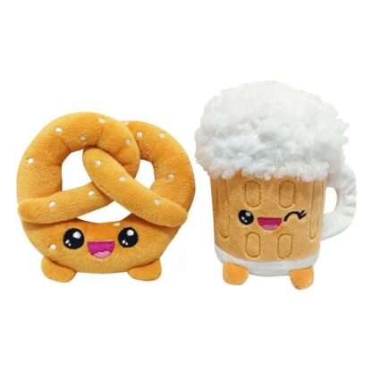 Yummis Together Plüschfiguren 2er-pack Brezel & Bier in Take Away Bag 21 cm – Bild 2