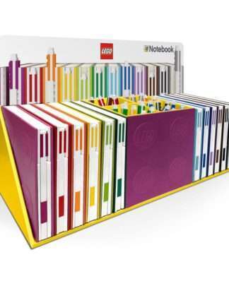 LEGO Verkaufsdisplay / Thekendisplay für Gelstifte & Notizbücher mit Stift