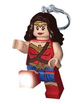 LEGO DC Comics Schlüsselanhänger mit Leuchtfunktion Wonder Woman 8 cm