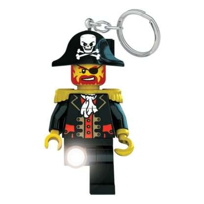 LEGO Iconic Schlüsselanhänger mit Leuchtfunktion Captain Brickbeard 8 cm