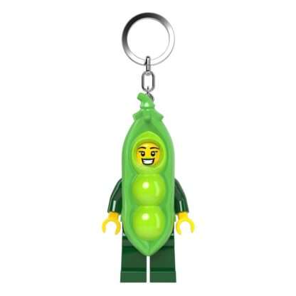 LEGO Minifigures Schlüsselanhänger mit Leuchtfunktion Erbsenschoten-Kostüm-Mädchen 8 cm – Bild 2