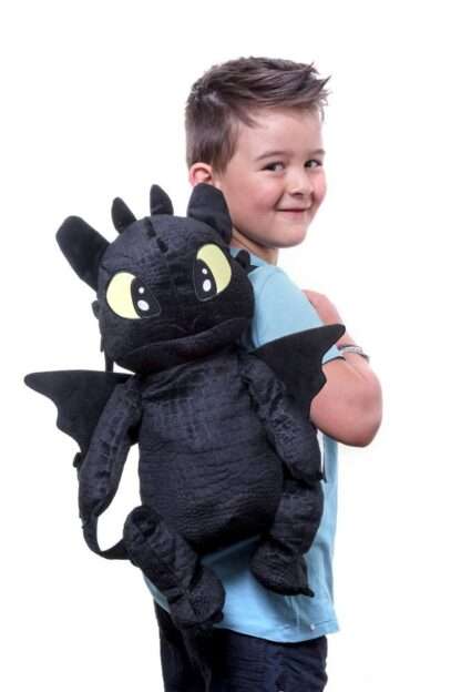 Drachenzähmen leicht gemacht 3 Plüsch-Rucksack Toothless – Bild 3