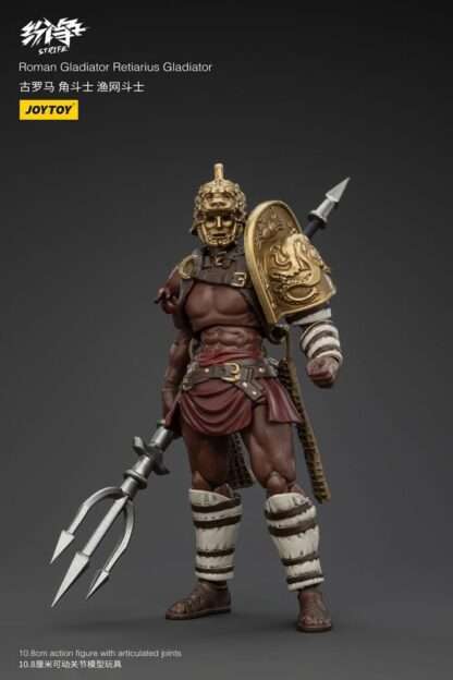 Strife Actionfigur 1/18 Roman Gladiator Retiarius Gladiator 11 cm           - Beschädigte Verpackung – Bild 2