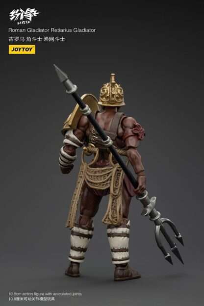 Strife Actionfigur 1/18 Roman Gladiator Retiarius Gladiator 11 cm           - Beschädigte Verpackung – Bild 3