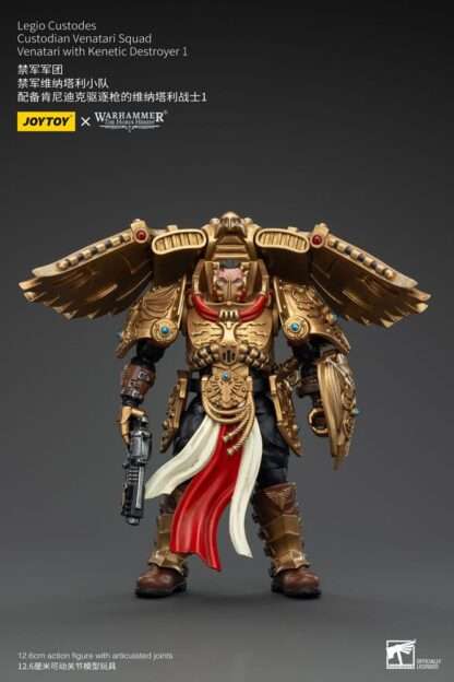 Warhammer The Horus Heresy Actionfigur 1/18 Legio Custodes Custodian Venatari Squad Venatari with Kenetic Destroyer 1 13 cm         - Beschädigte Verpackung