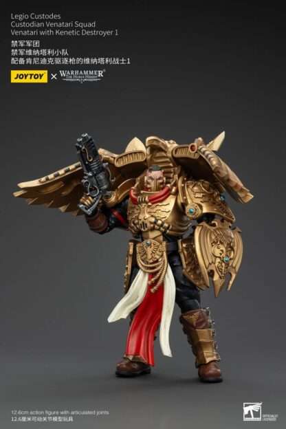 Warhammer The Horus Heresy Actionfigur 1/18 Legio Custodes Custodian Venatari Squad Venatari with Kenetic Destroyer 1 13 cm         - Beschädigte Verpackung – Bild 2