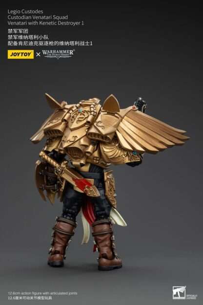 Warhammer The Horus Heresy Actionfigur 1/18 Legio Custodes Custodian Venatari Squad Venatari with Kenetic Destroyer 1 13 cm         - Beschädigte Verpackung – Bild 3