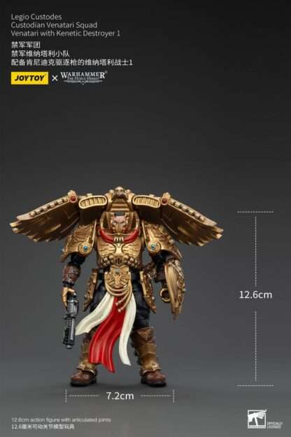 Warhammer The Horus Heresy Actionfigur 1/18 Legio Custodes Custodian Venatari Squad Venatari with Kenetic Destroyer 1 13 cm         - Beschädigte Verpackung – Bild 10
