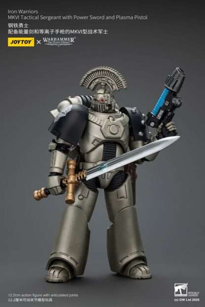 Warhammer The Horus Heresy Actionfigur 1/18 lron Warriors MKVI Tactical Sergeant with Power Sword and Plasma Pistol 12 cm – Bild 3