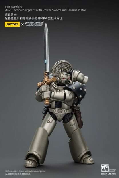 Warhammer The Horus Heresy Actionfigur 1/18 lron Warriors MKVI Tactical Sergeant with Power Sword and Plasma Pistol 12 cm – Bild 6