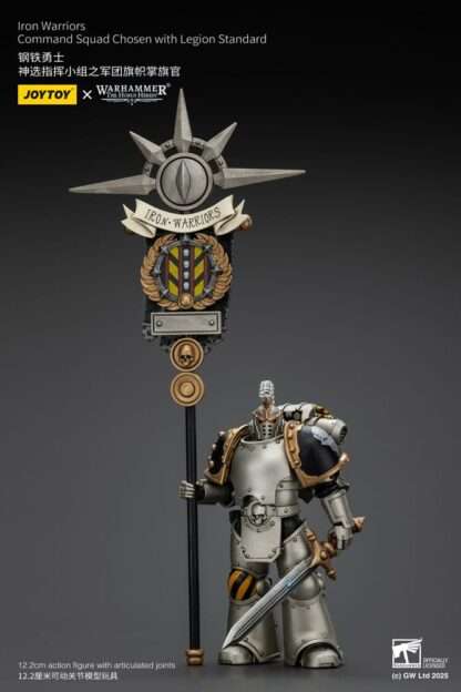 Warhammer The Horus Heresy Actionfigur 1/18 lron Warriors Command Squad Chosen with Legion Standard 12 cm – Bild 4