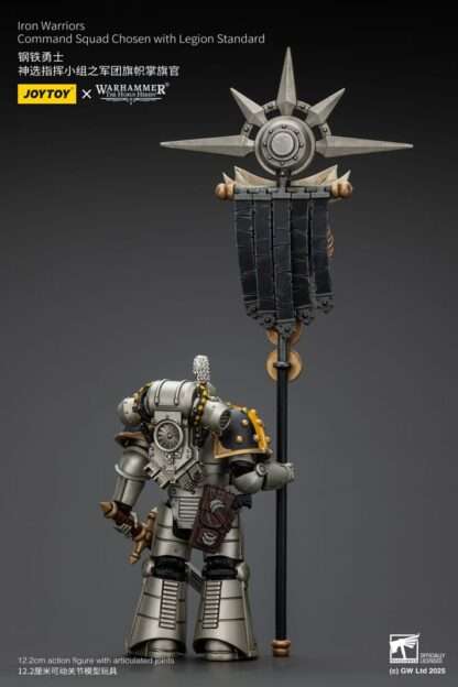 Warhammer The Horus Heresy Actionfigur 1/18 lron Warriors Command Squad Chosen with Legion Standard 12 cm – Bild 5