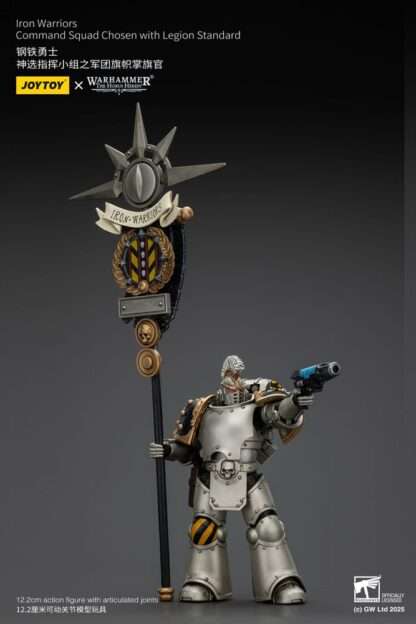 Warhammer The Horus Heresy Actionfigur 1/18 lron Warriors Command Squad Chosen with Legion Standard 12 cm – Bild 6