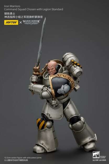 Warhammer The Horus Heresy Actionfigur 1/18 lron Warriors Command Squad Chosen with Legion Standard 12 cm – Bild 7