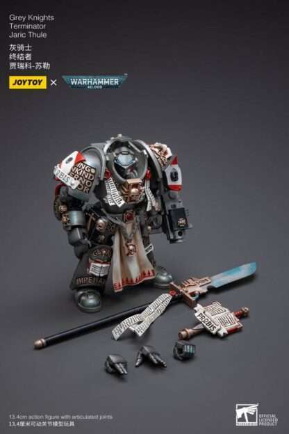 Warhammer 40k Actionfigur 1/18 Grey Knights Terminator Jaric Thule 13 cm  - Beschädigte Verpackung – Bild 10