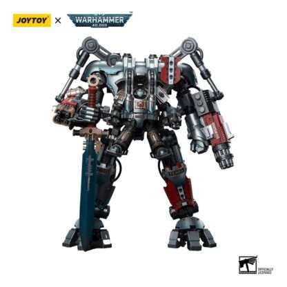Warhammer 40k Actionfigur 1/18 Grey Knights Nemesis Dreadknight (Including Grey Knights Terminator Caddon Vibova) 12 cm