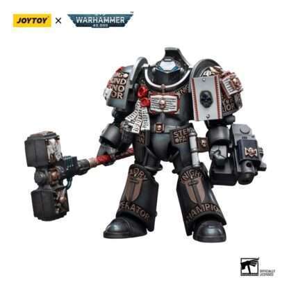 Warhammer 40k Actionfigur 1/18 Grey Knights Nemesis Dreadknight (Including Grey Knights Terminator Caddon Vibova) 12 cm – Bild 7