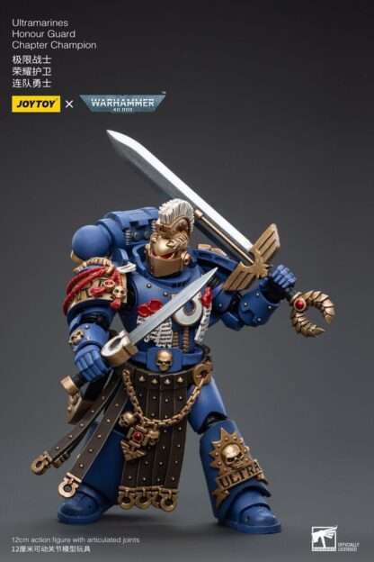 Warhammer 40k Actionfigur 1/18 Ultramarines Honour Guard Chapter Champion 12 cm – Bild 7