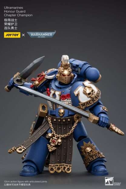 Warhammer 40k Actionfigur 1/18 Ultramarines Honour Guard Chapter Champion 12 cm – Bild 8
