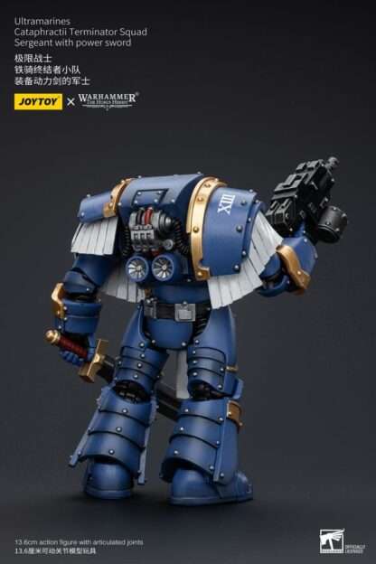 Warhammer The Horus Heresy Actionfigur 1/18 Ultramarines Cataphractii Terminator Squad Sergeant with Power Sword 14 cm – Bild 3