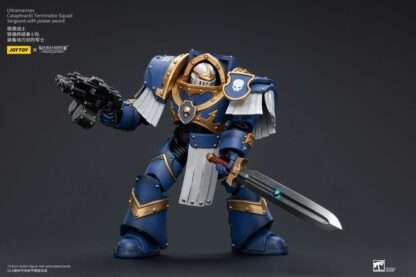 Warhammer The Horus Heresy Actionfigur 1/18 Ultramarines Cataphractii Terminator Squad Sergeant with Power Sword 14 cm – Bild 5