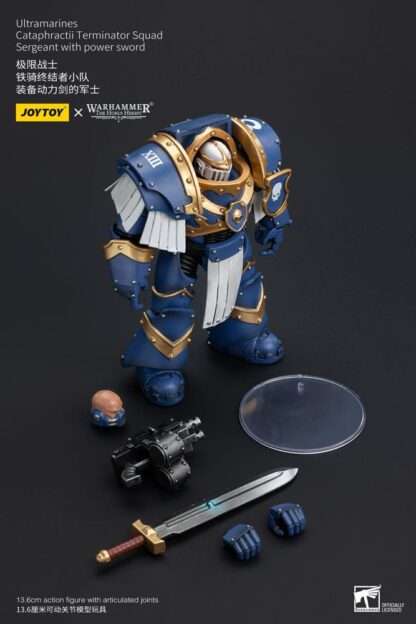 Warhammer The Horus Heresy Actionfigur 1/18 Ultramarines Cataphractii Terminator Squad Sergeant with Power Sword 14 cm – Bild 8