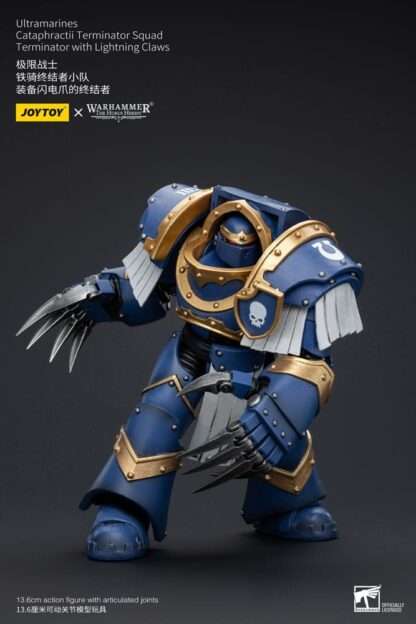 Warhammer The Horus Heresy Actionfigur 1/18 Ultramarines Cataphractii Terminator Squad Terminator with Lightning Claws 14 cm – Bild 5