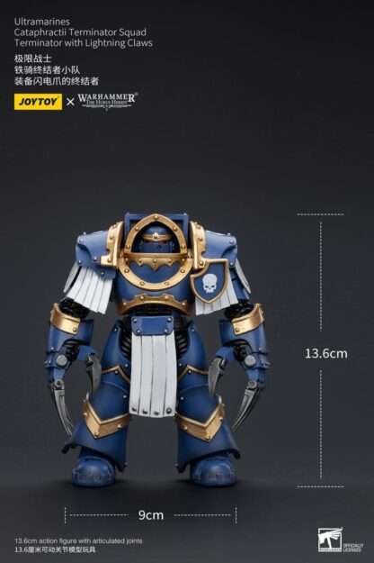Warhammer The Horus Heresy Actionfigur 1/18 Ultramarines Cataphractii Terminator Squad Terminator with Lightning Claws 14 cm – Bild 9