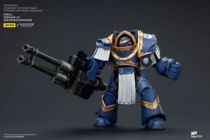 Warhammer The Horus Heresy Actionfigur 1/18 Uitramarines Cataphractii Terminator Squad Terminator with Reaper Autocannon 14 cm – Bild 4
