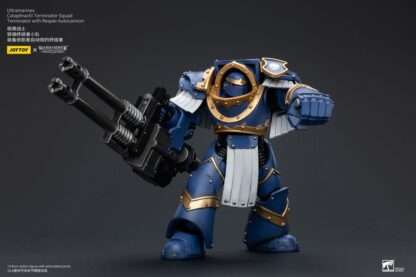 Warhammer The Horus Heresy Actionfigur 1/18 Uitramarines Cataphractii Terminator Squad Terminator with Reaper Autocannon 14 cm – Bild 7