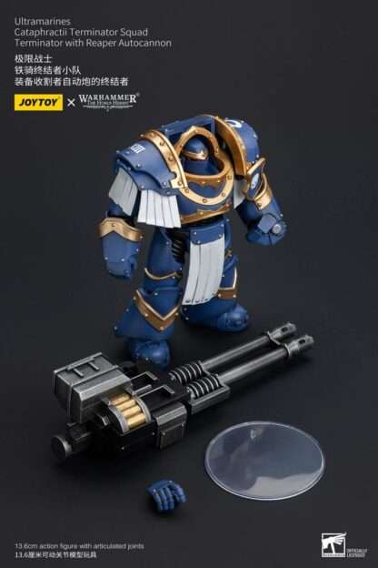 Warhammer The Horus Heresy Actionfigur 1/18 Uitramarines Cataphractii Terminator Squad Terminator with Reaper Autocannon 14 cm – Bild 8