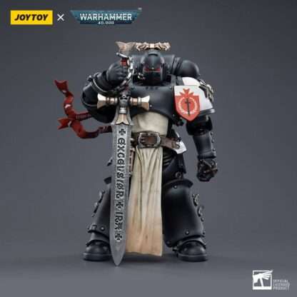 Warhammer 40k Actionfigur 1/18 Black Templars The Emperors Champion Rolantus 12 cm – Bild 10