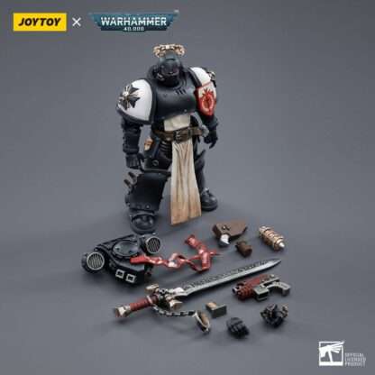 Warhammer 40k Actionfigur 1/18 Black Templars The Emperors Champion Rolantus 12 cm – Bild 17