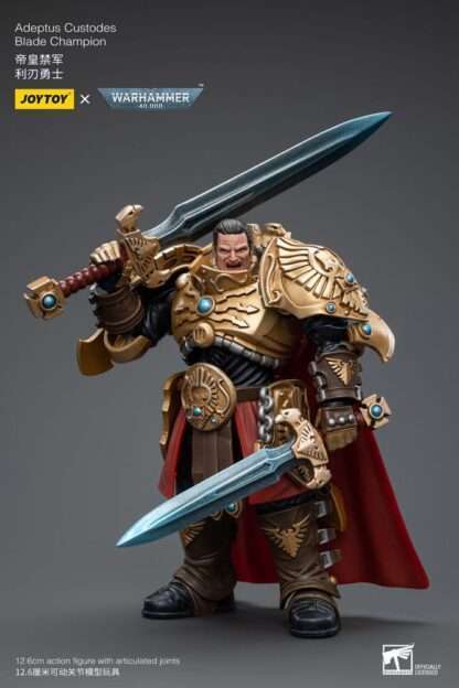 Warhammer 40k Actionfigur 1/18 Adeptus Custodes Blade Champion 12 cm     - Beschädigte Verpackung – Bild 4