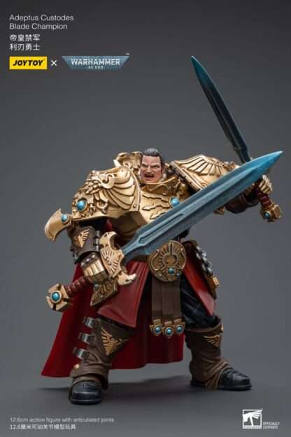 Warhammer 40k Actionfigur 1/18 Adeptus Custodes Blade Champion 12 cm     - Beschädigte Verpackung – Bild 6