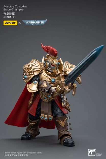Warhammer 40k Actionfigur 1/18 Adeptus Custodes Blade Champion 12 cm     - Beschädigte Verpackung – Bild 9
