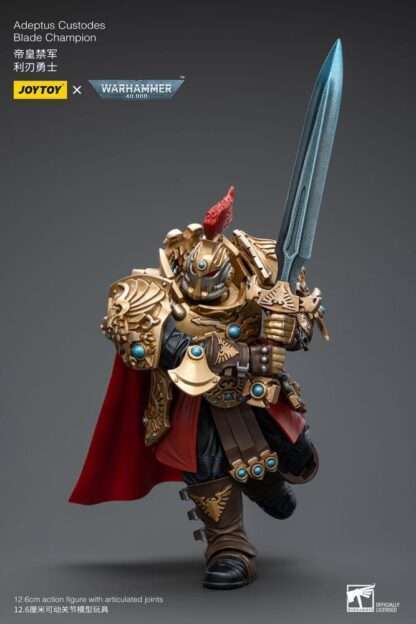 Warhammer 40k Actionfigur 1/18 Adeptus Custodes Blade Champion 12 cm     - Beschädigte Verpackung – Bild 10