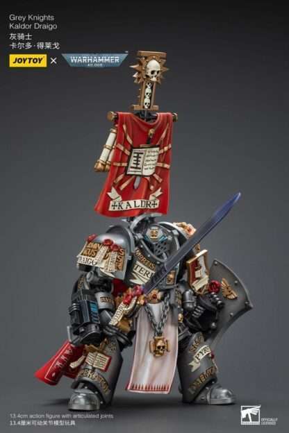 Warhammer 40k Actionfigur 1/18 Grey Knights Kaldor Draigo 14 cm – Bild 4